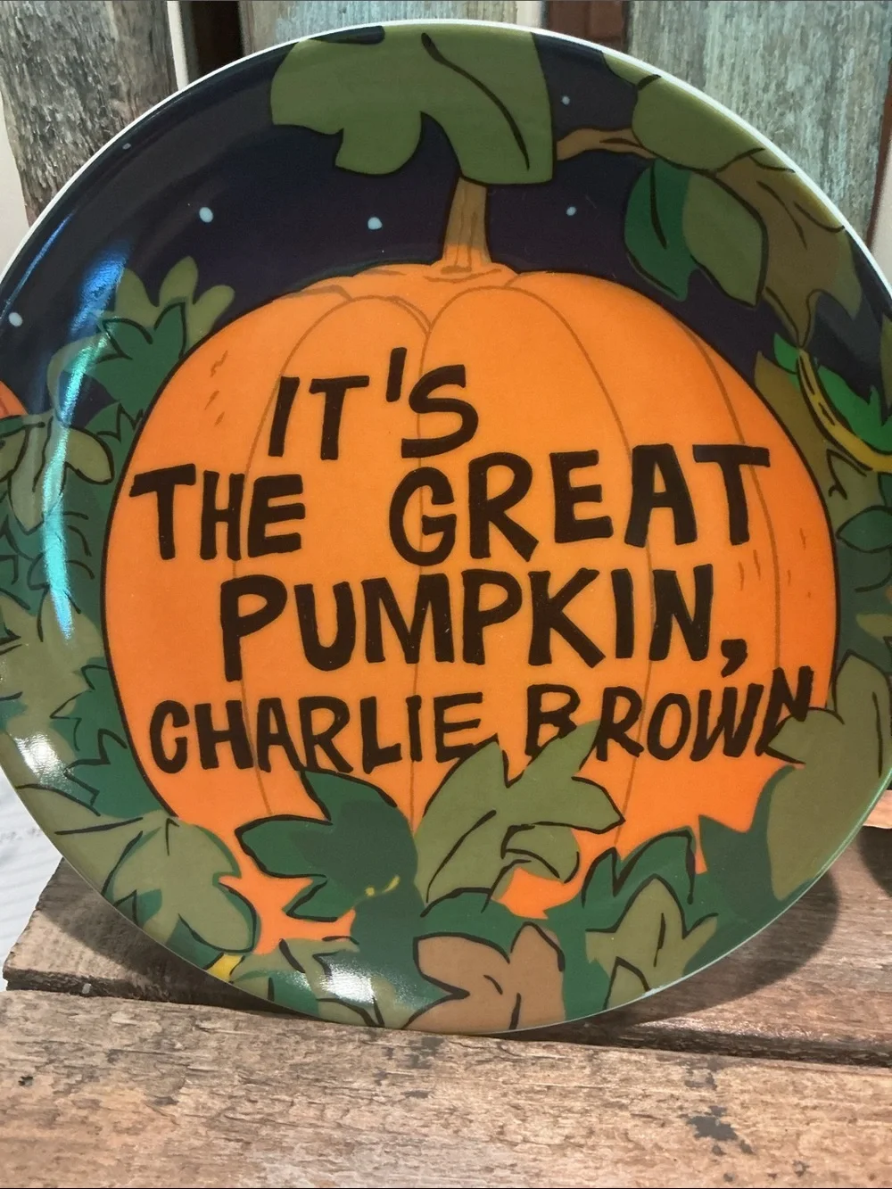 Peanuts Halloween Appetizer Plates - Set of 4